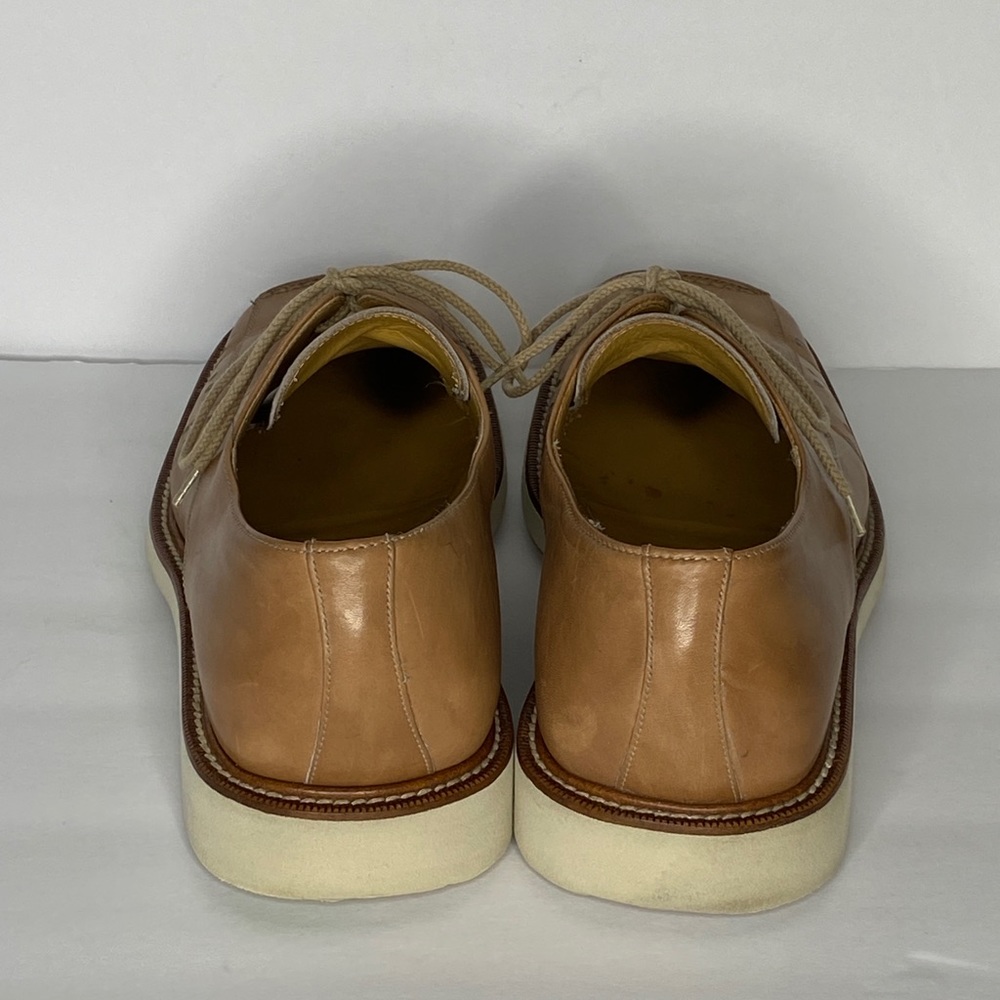 Mezlan Balboa Lace-Up Tan Leather Shoe Sz 8.5 - Picture 5 of 13